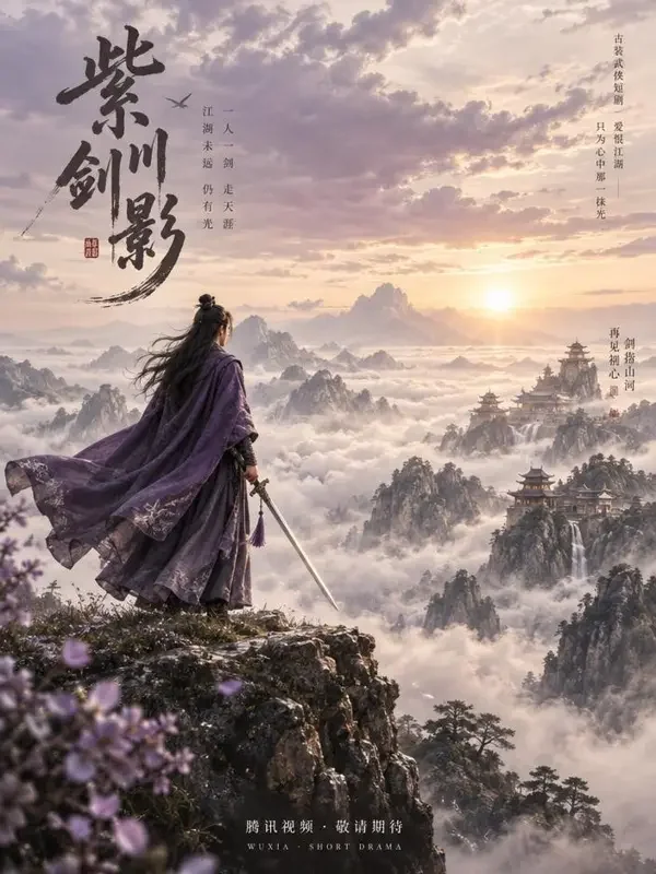 《侠客行歌》短剧封面 - 武侠题材 - 河马剧场网页